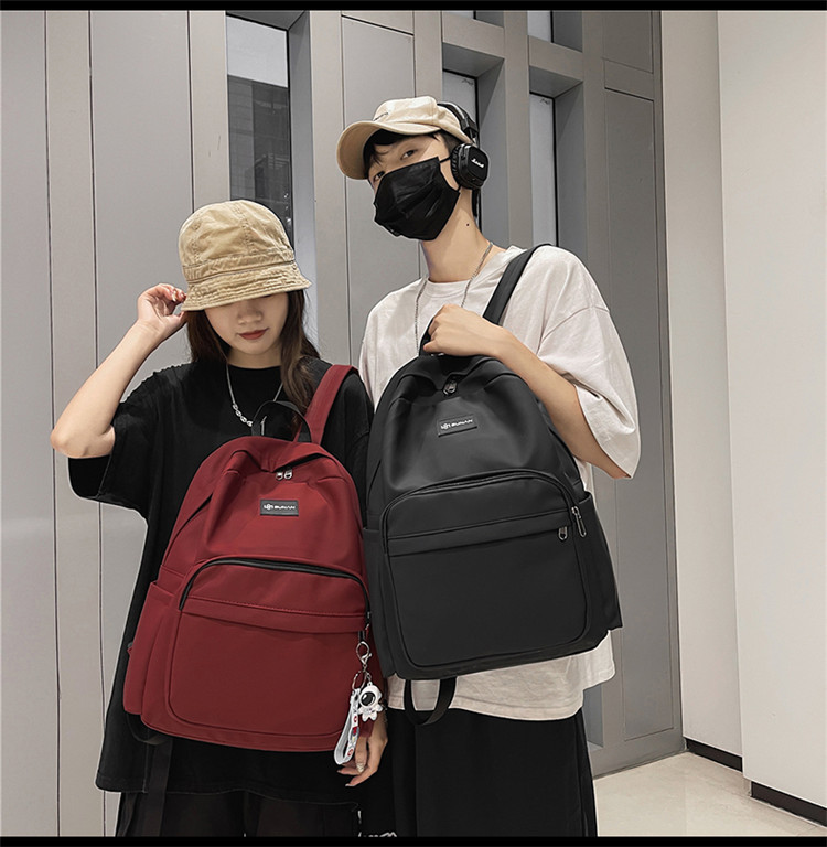 Schoolbag Korean Version Of The Large-capacity Travel Simple Backpack New Fashion Student Backpack display picture 28