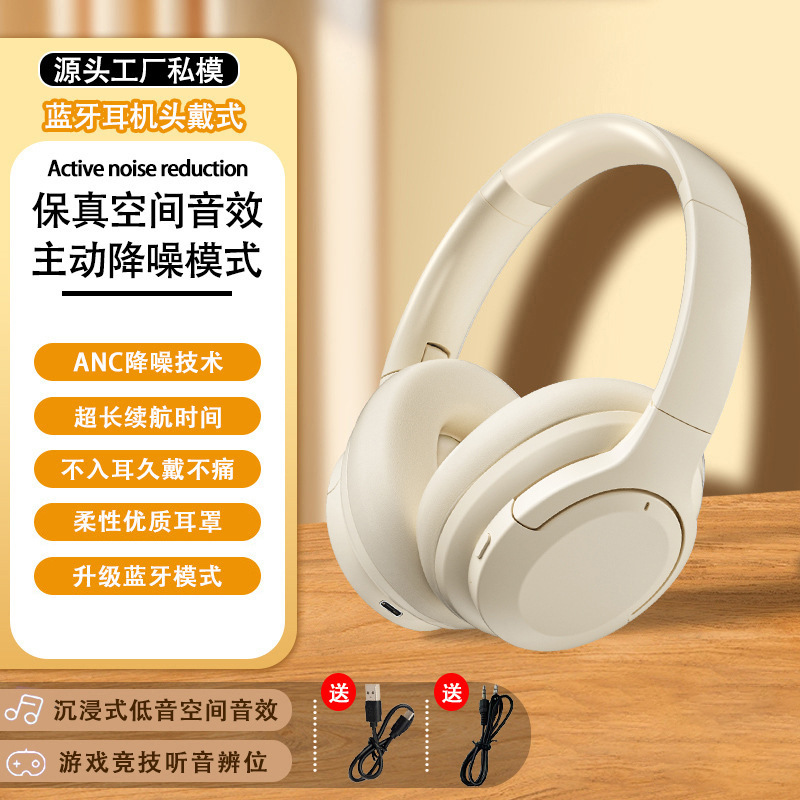 ヘッドマウント Bluetooth ヘッドセット、ワイヤレス Bluetooth ヘッドセット、工場専用モデル、非インイヤー、ノイズリダクション、長いバッテリー寿命、大容量バッテリー|undefined
