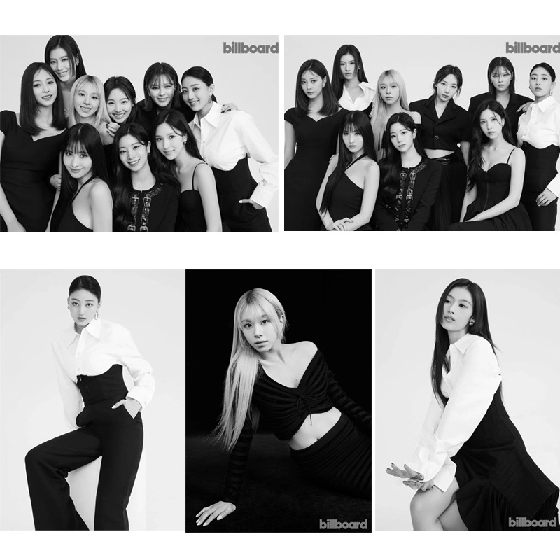 新品 T wice 杂志同款不干胶海报 墙贴画 装饰画 周边