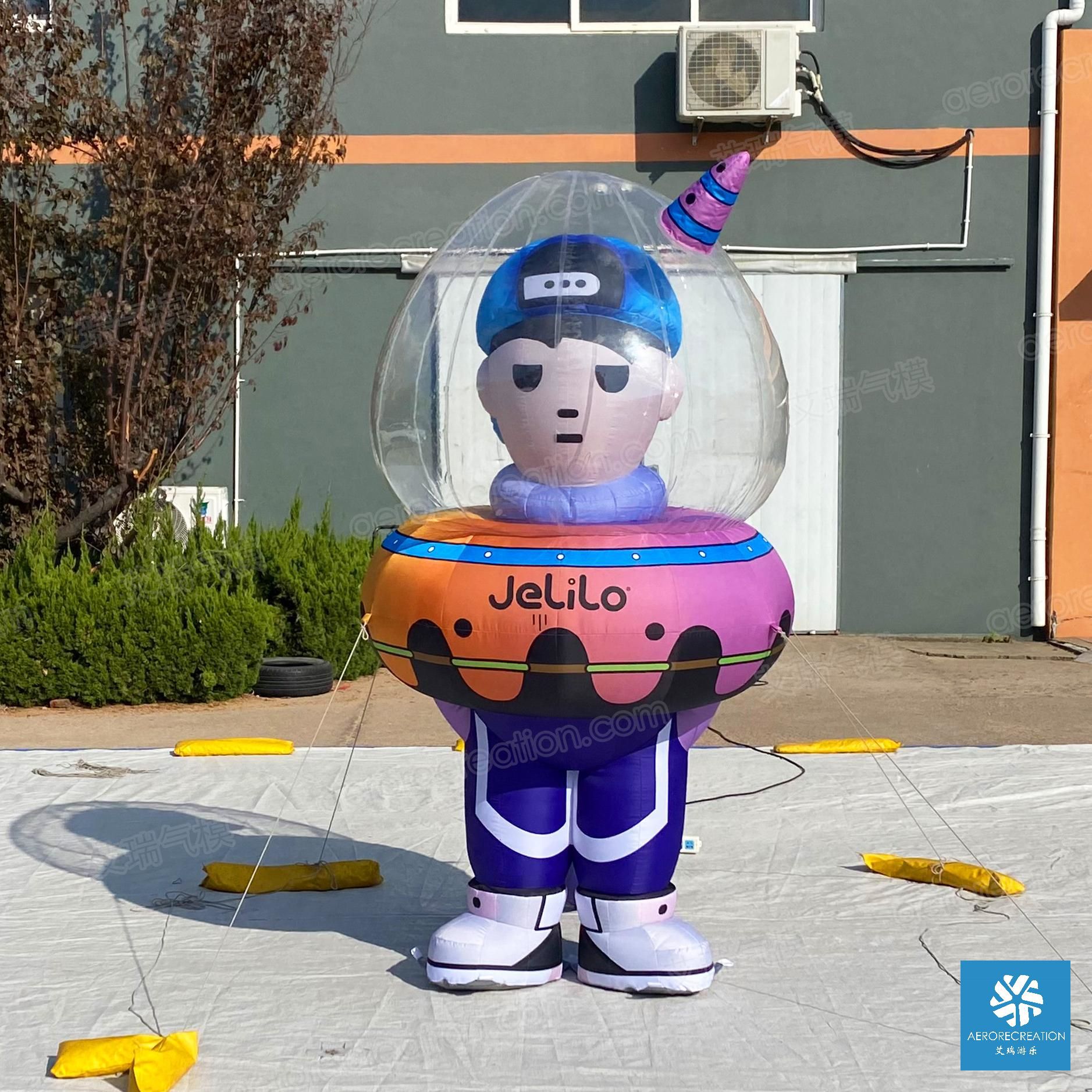 【厂家直销  批量发货】高2.3m 卡通人物造型充气气模户外活动