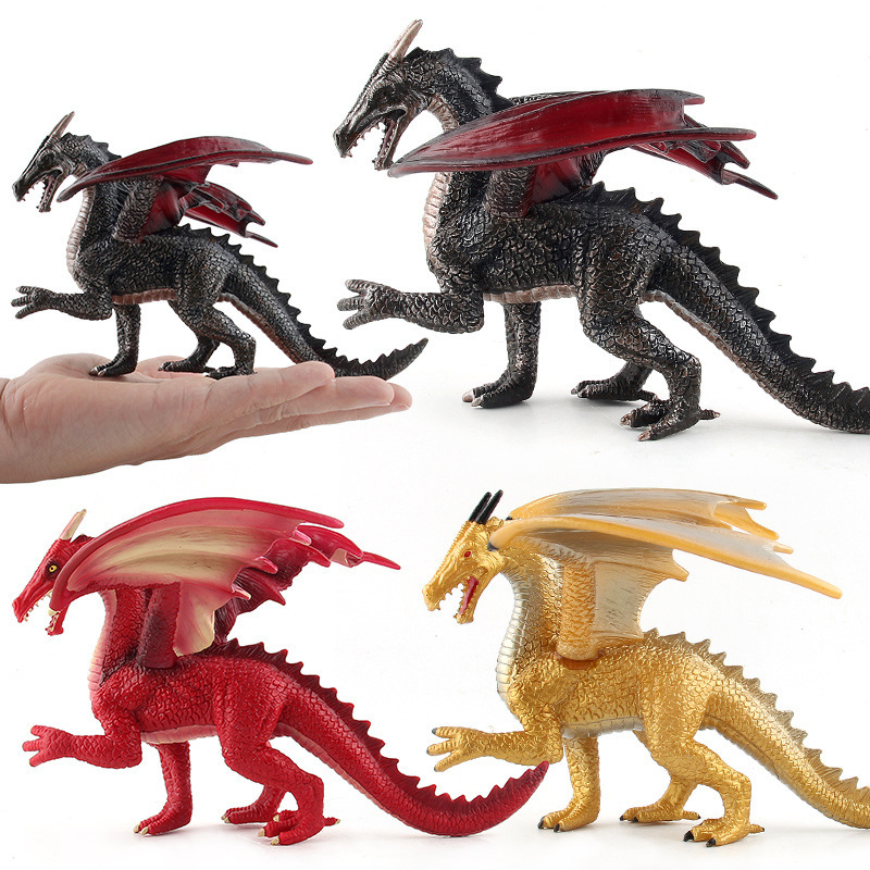 Simulación DE LOS NIÑOS sólido dinosaurio Jurásico modelo mito animal plástico Dragón Volador dinosaurio traje de juguete adornos