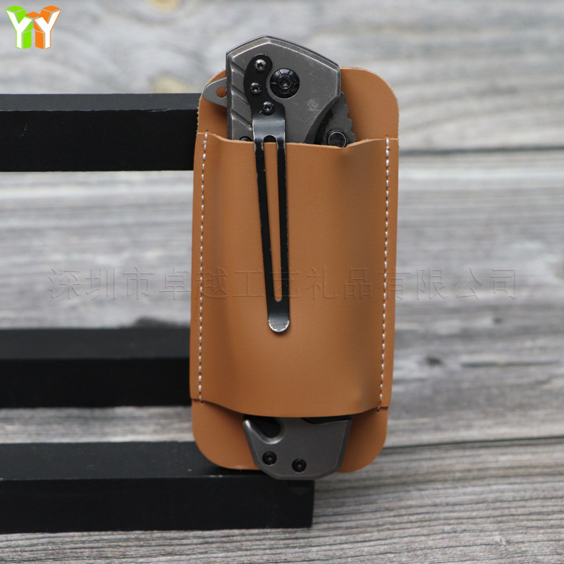 Amazon Hot Selling Leather Knife Set Outdoor EDC Tactical Knife Set Portable Waistline Tool Knife Protective Cover for in stock