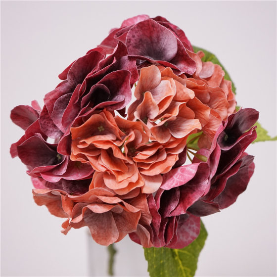 Quiet Feel Hydrangea bouquet flower simulation flower home dining table decoration ornaments floral decoration wedding landscaping