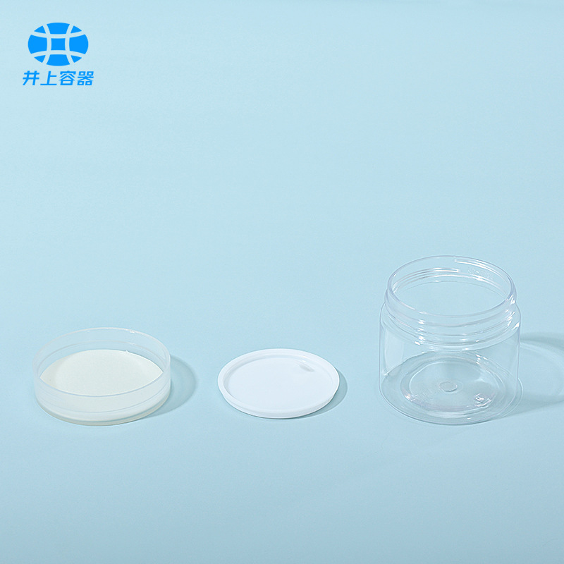 47 dientes 30/40/50/60ml botella de boca ancha transparente crema sub-embalaje botella transparente productos para el cuidado de la piel del animal doméstico frasco de plástico