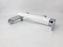 开平优嘉卫浴折叠摇摆嘴浴缸冷热隐藏龙头铜淋浴房花洒白+铬5413