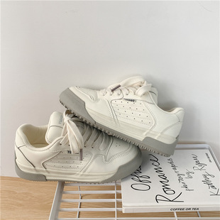 2025 Spring Student New Style Board Shoes Women's Thick Bottom All-match Canvas Shoes Hong Kong Style Casual Women's Shoes Far Wave 6052