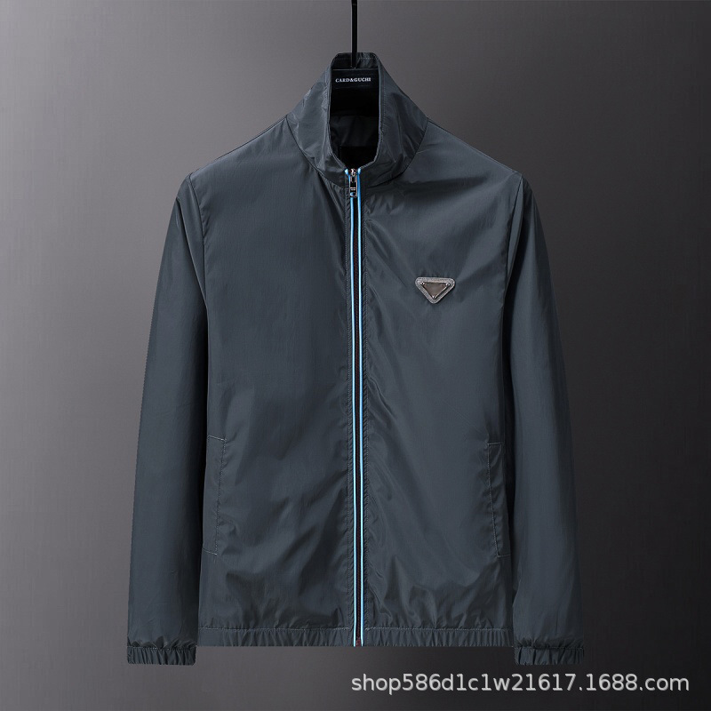 New autumn hooded jacket for men, sports and fitness outerwear, lightweight windbreaker, men's casual cardigan