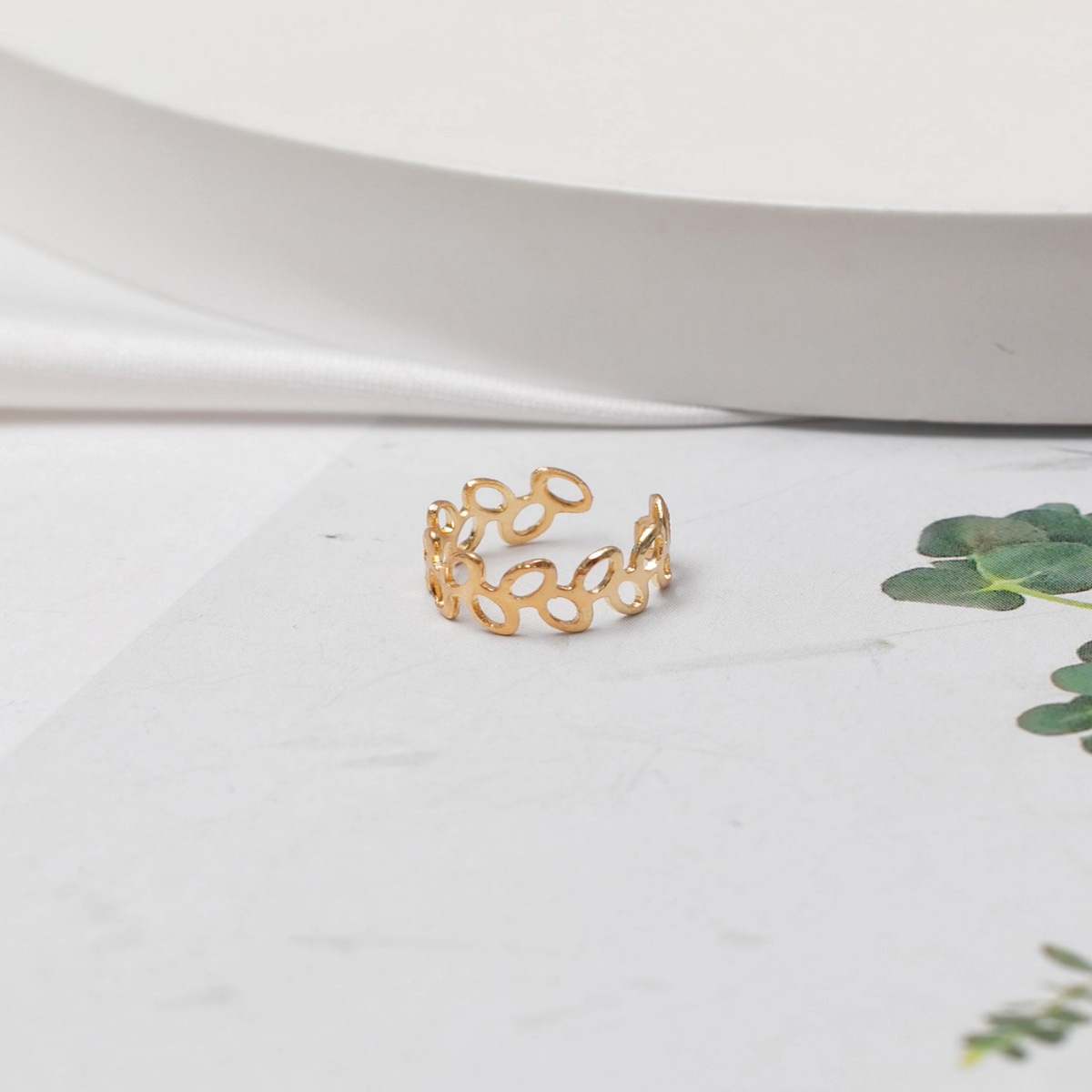 Trenza sucia hebilla de pelo de metal anillo accesorios para el cabello anillo de pelo tocado hoja trenza hebilla decorativa ornamento del pelo trenzado tocado accesorios para el cabello