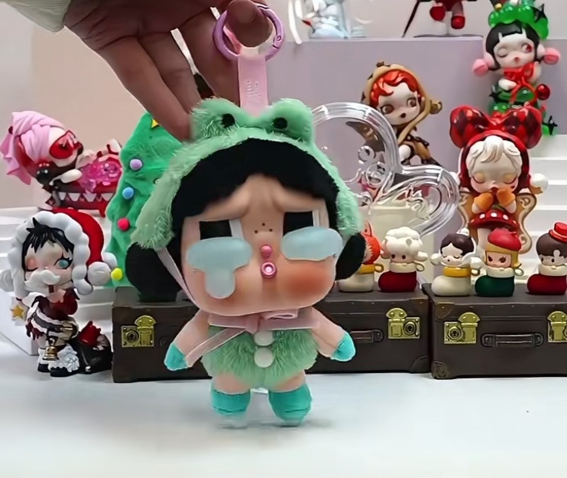 CRYBABY 泣き子涙工場シリーズ ビニールフェイスぬいぐるみ ラブブ 子供用 おしゃれ ブラインドボックス ペンダント ギフト|undefined