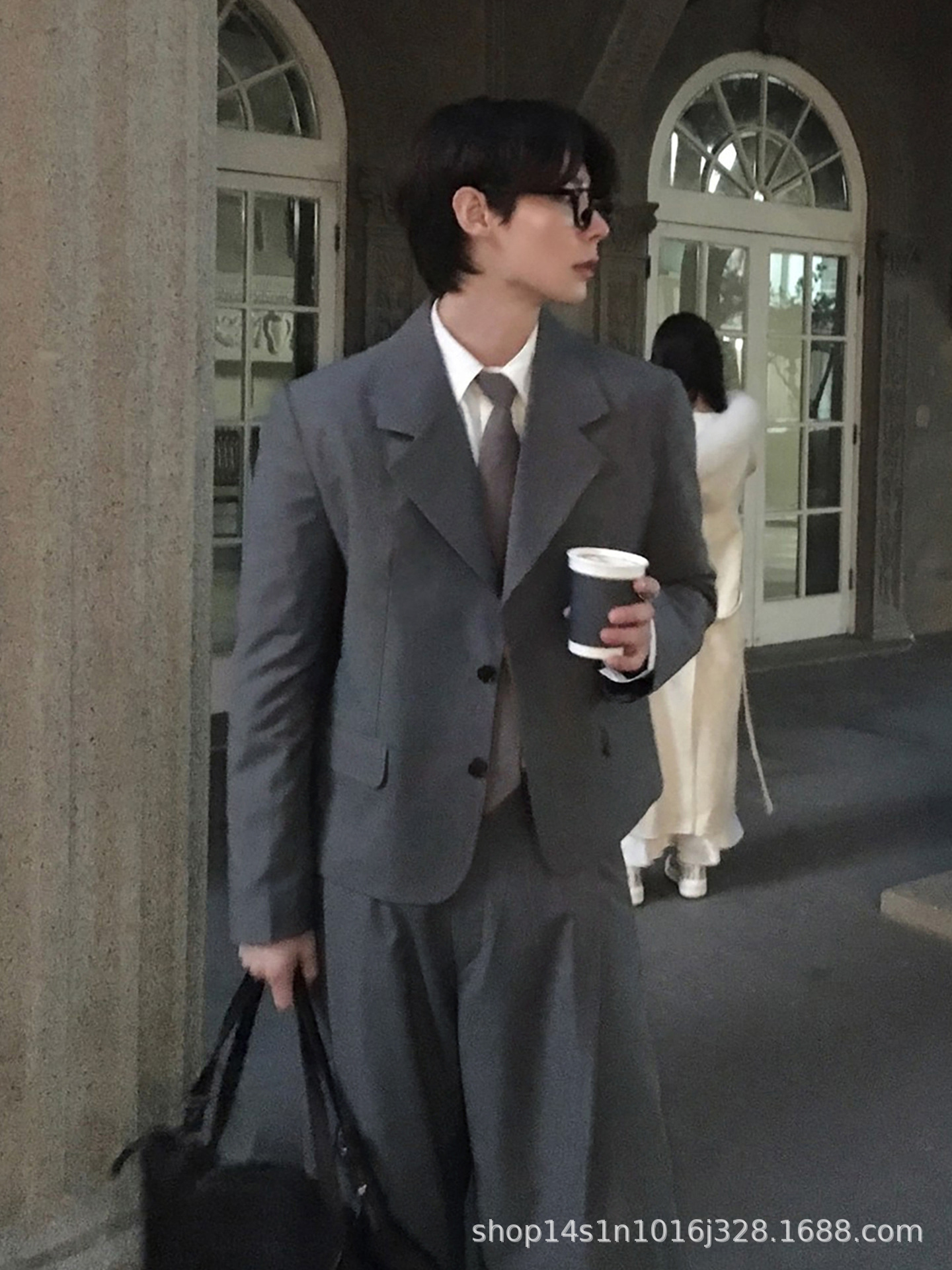 ASCLO Trend spring fashionable classic suit for leisure