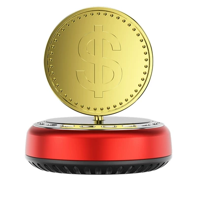 Car ornaments — automatic rotating coin ornaments