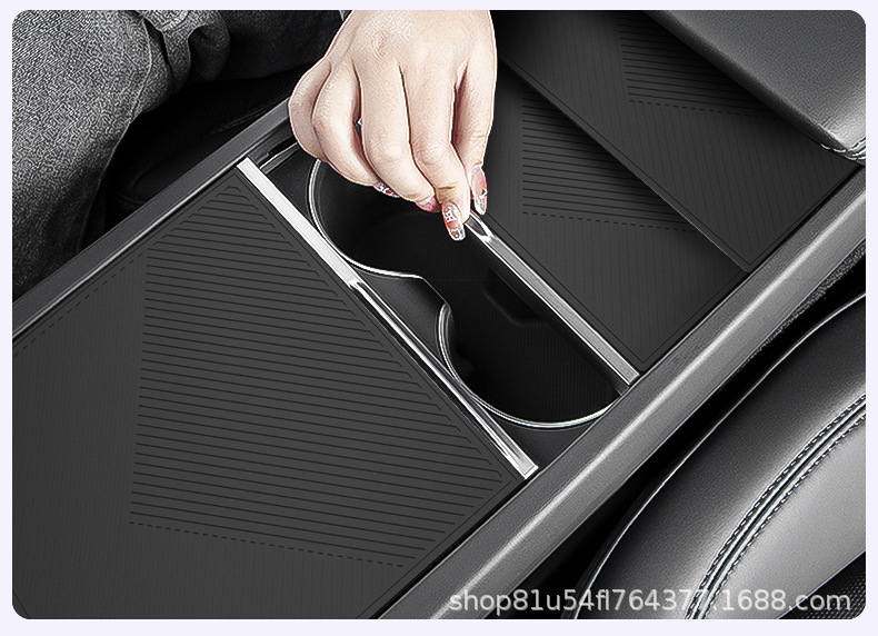 Suitable for Tesla's New Version Model Y/Yl/3 Central Control Silicone Pad Electrostatic Adsorption Central Control Pad Factory Wholesale