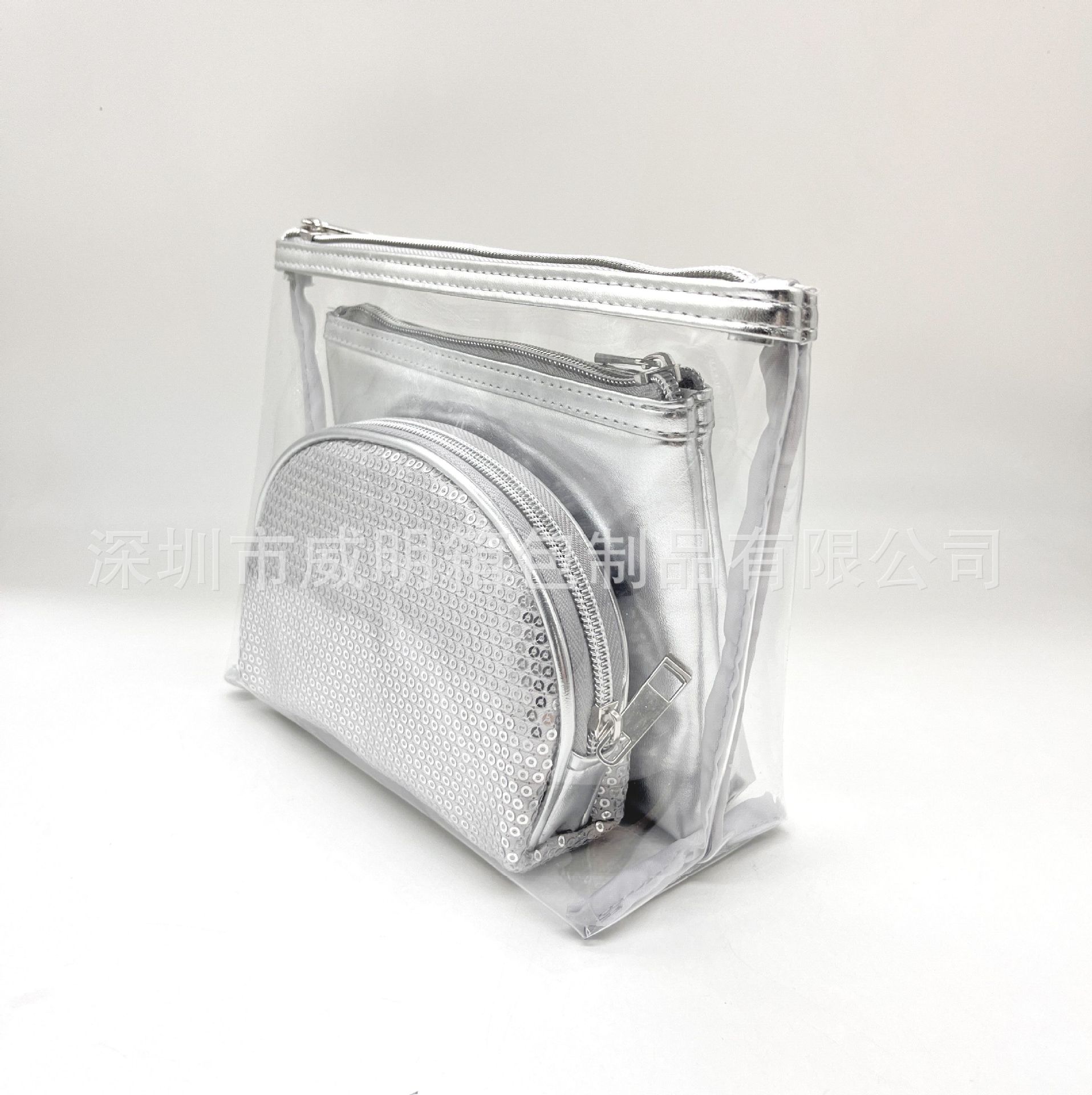 ��ɫ��ױ����װ����Ůʿ��ױ�������׳��칤��PVC��ױ�����ǰ�