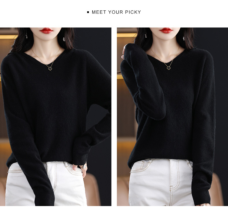 A7798 870K ÁO LEN NỮ HEBTDHM ÁO LEN DÀI TAY MŨ LIỀN MÙA XUÂN THU ĐÔNG THỜI TRANG NỮ G03 SẢN PHẨM MỚI