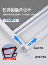 ?閣樓天窗遮陽簾陽光房隔熱斜頂推拉窗簾蜂巢簾遮光防曬電動天棚