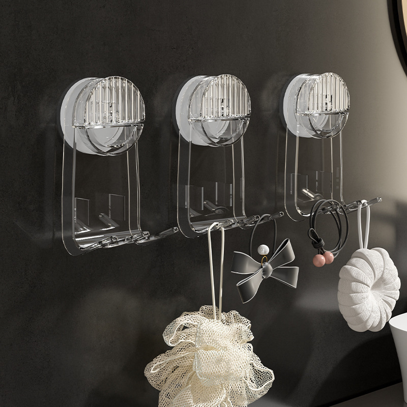 in stock suction cup wall hanging hook load-bearing viscose non-punching sticky hook bathroom door rear seamless row hook bathroom hook