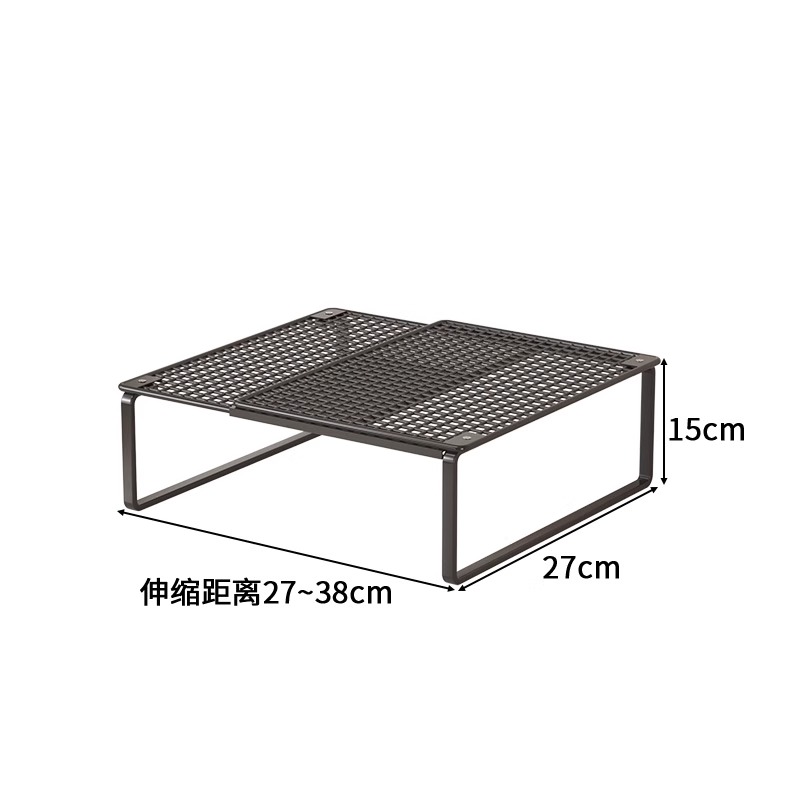 ☆★블랙 [확장형] 길이 27-38CM 폭 27CM 높이 15CM 단층☆★