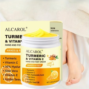 Vitamin C Curcumin Hand and Foot Cream Hand Cream Moisturizing Anti-Crack Moisturizing Spot Cross-Border Anti-Cracked Feet and Anti-Dry Cracked Feet