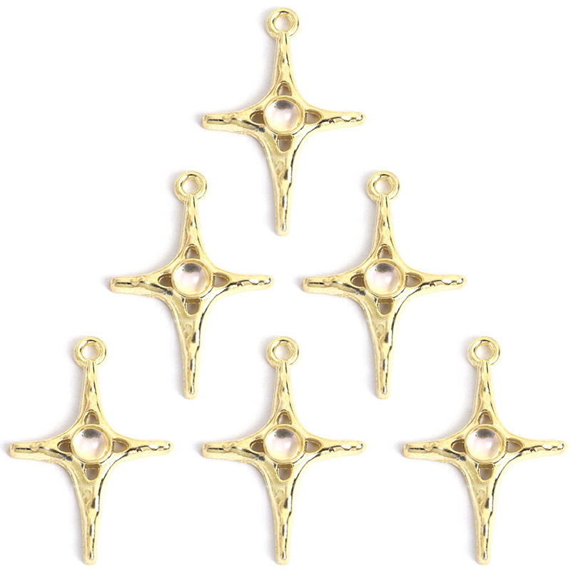 ファッションオーロラ太陽月星ダイヤモンド合金ペンダント DIY ジュエリーマッチングアクセサリーブレスレットネックレスイヤリング|undefined