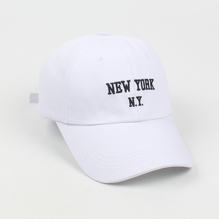 Cotton Material Korean Spring And Summer Alphabet Embroidered Baseball Hat Female