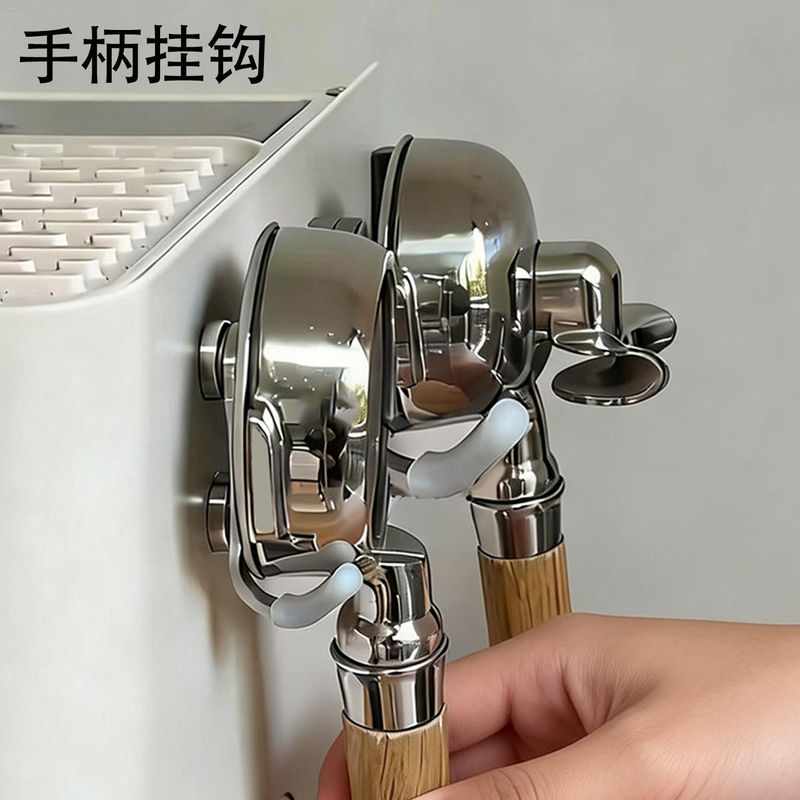 Coffee Handle Magnetic Hook, Magnetic Coffee Handle Holder, Coffee Handle Placement, Coffee Machine Accessories