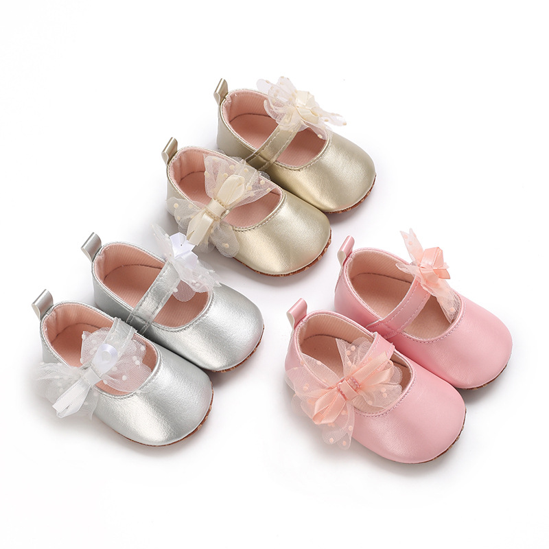 0-1 years old baby girl soft bottom Princess toddler shoes