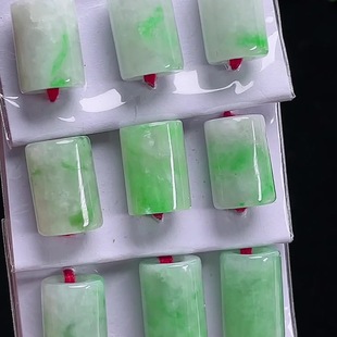 Natural Jadeite A-Grade Jewelry Accessories Floating Flower Passepartout Jade Pendant Wholesale Dropshipping