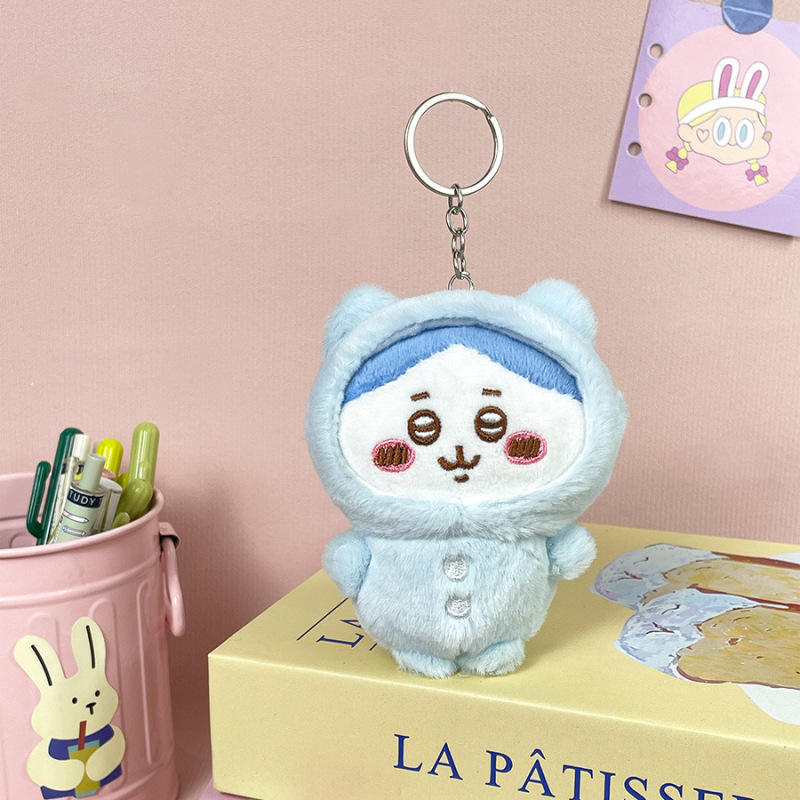ふわふわで可愛い小動物のぬいぐるみペンダント、うさぎのキーホルダー、バッグ飾り、卸売販売中|undefined