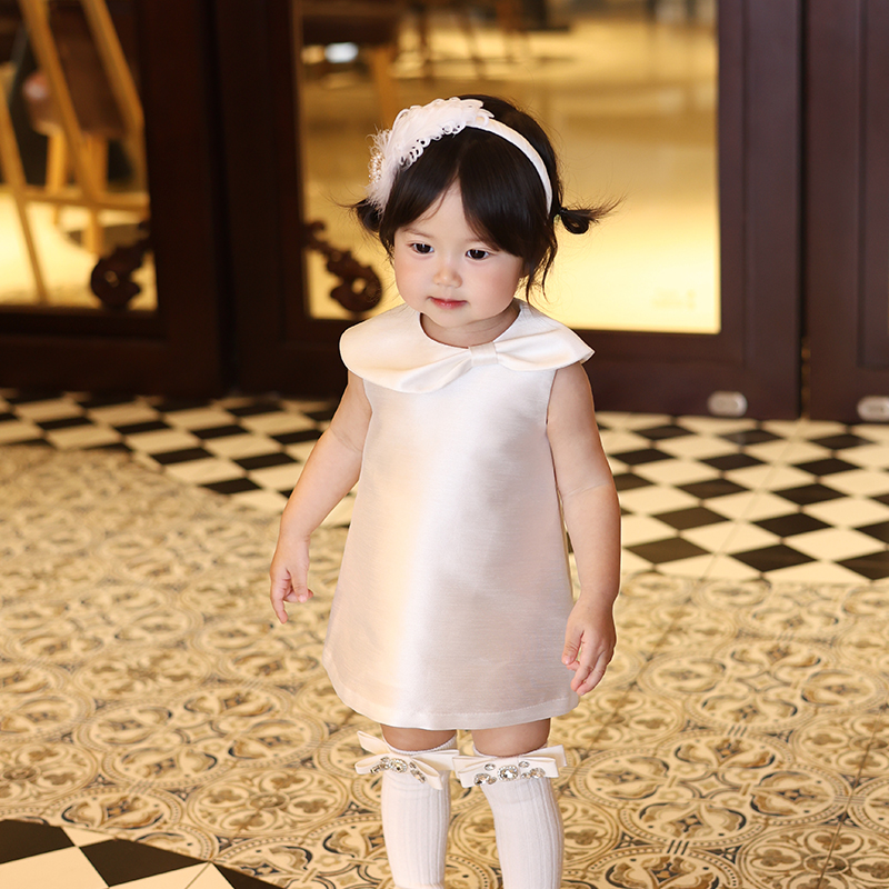 Mädchen-A-Linienkleid, Baby-Geburtstagskleid, Kinder-Laufstegkleid, Blumenmädchenkleid, Prinzessinnenkleid_voghion.com