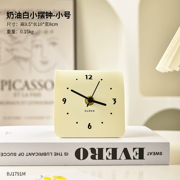 ✪❋❋❋❋✪ Cream Clock (Small Three Hands) ✪❋❋❋❋✪