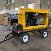 凯汇成品牌采用潍柴动力50kw发动机大拖车水冷柴油发电机组三相