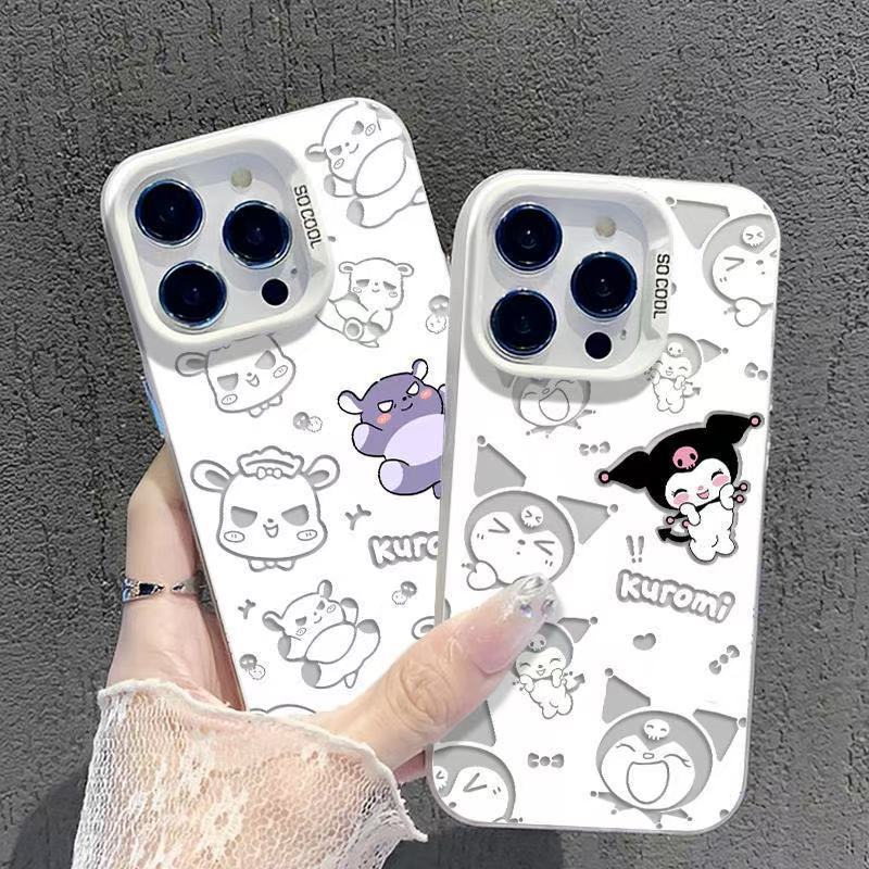 Laughing Kulomi Phone Case for Apple 16plus European and American 15Pro iphone16 Couple 13 Cartoon 12