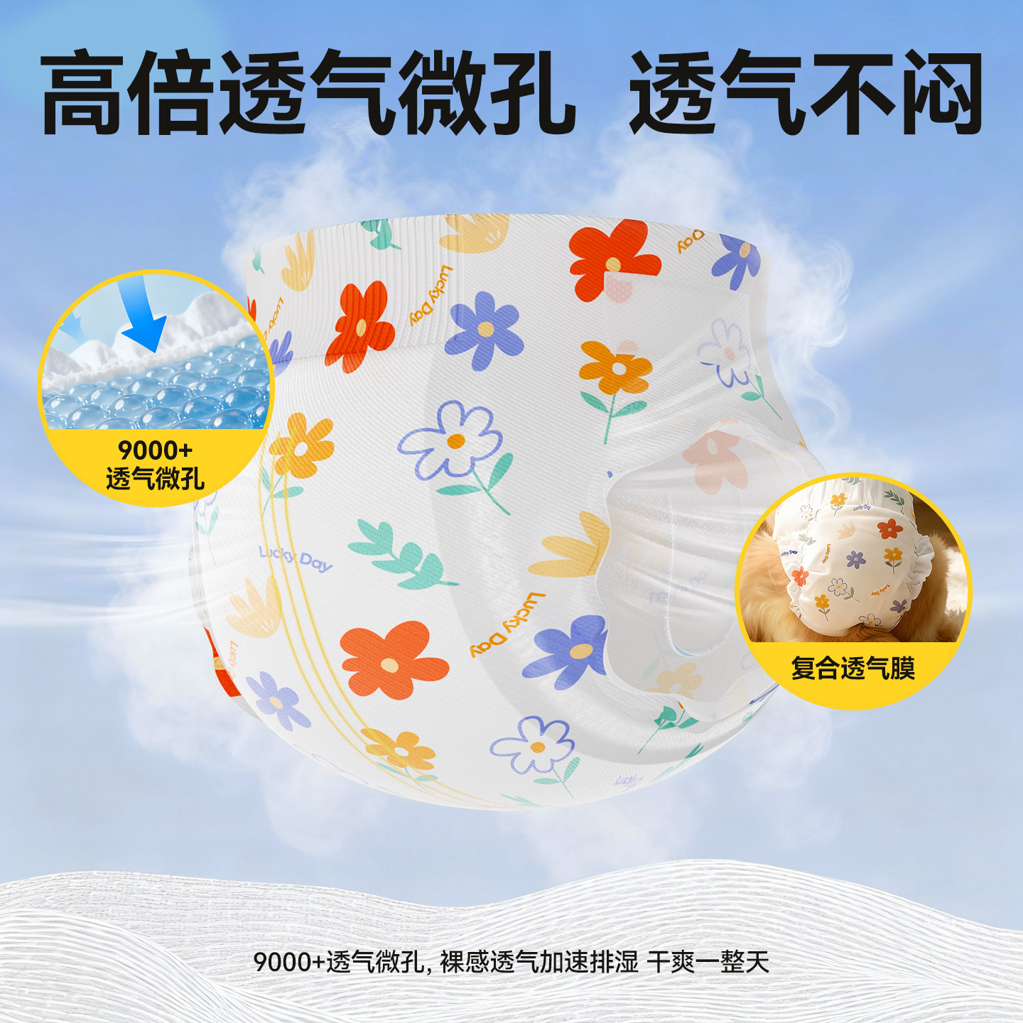 Универсальные гигиенические подгузники для собак Yunrou