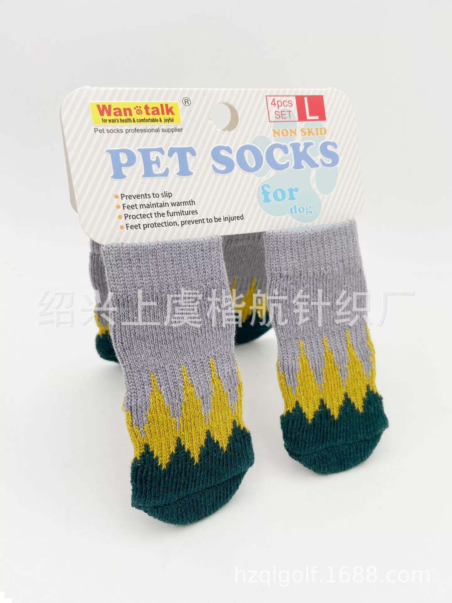 Носки для домашних животных серии Wan Talk Geometric
