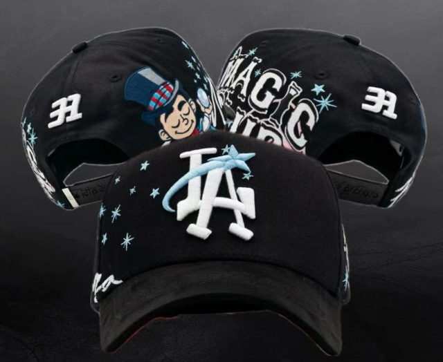 Aliexpress spot Dandy letras bordadas ajustables gorra de boca de pato borde curvo con taladro gorra de béisbol