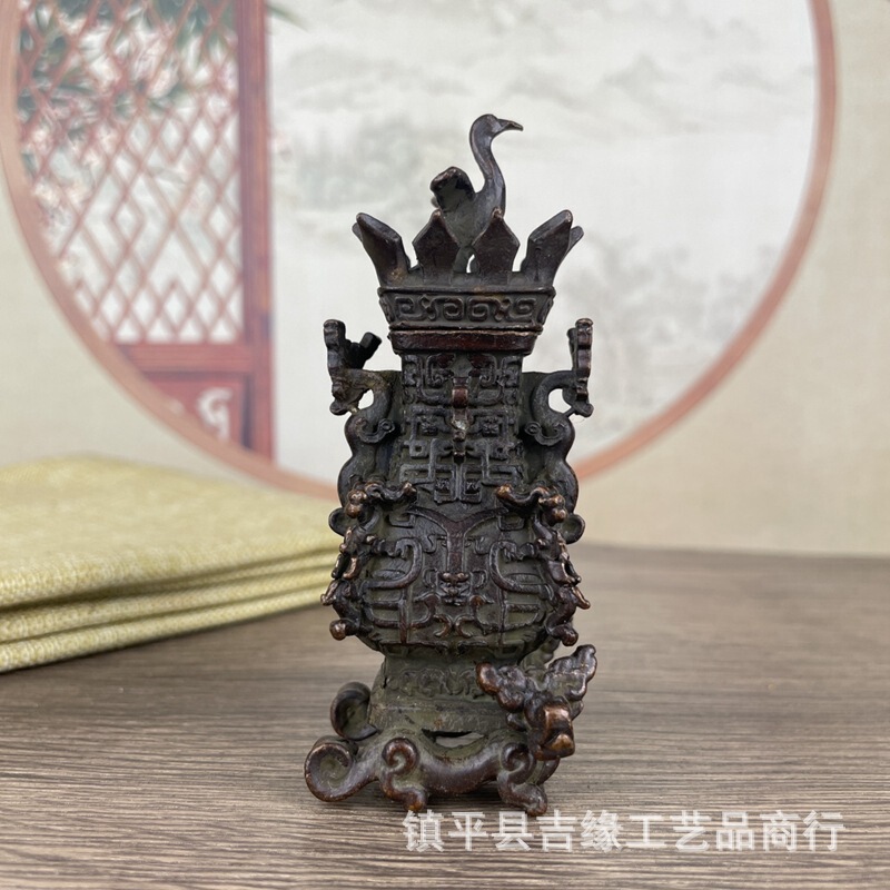 Antique Spring and Autumn Lotus Crane Square Pot Vintage Office Living Room Decorations Ornaments Antique Collection Antique Spring and Autumn Lotus Crane Square Pot Vintage Office Living Room Decorations Ornaments Antique Collection