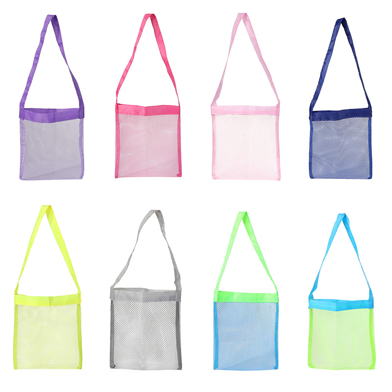 작은 사각형 메쉬 백 8가지 색상 랜덤