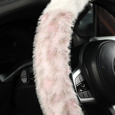 Steering wheel cover: Plush Warm Comfortable Breathable