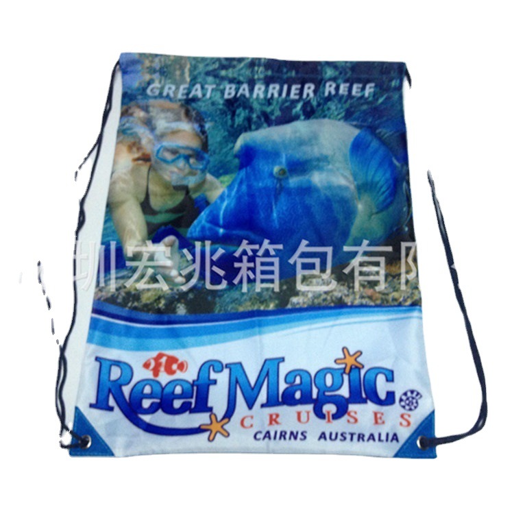 厂家供应牛津布拉绳袋 尼龙束口背包批发210D束口袋彩色印刷