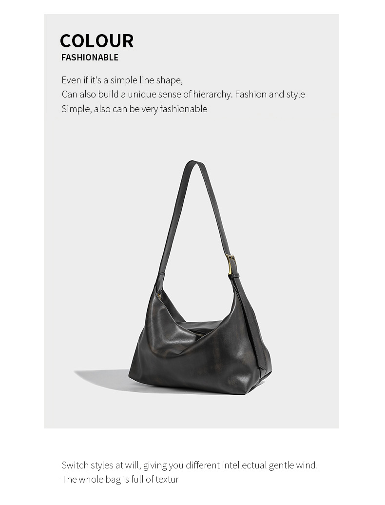 Elegant Large Capacity Soft Leather Hobo Shoulder Bag For Women_voghion.com