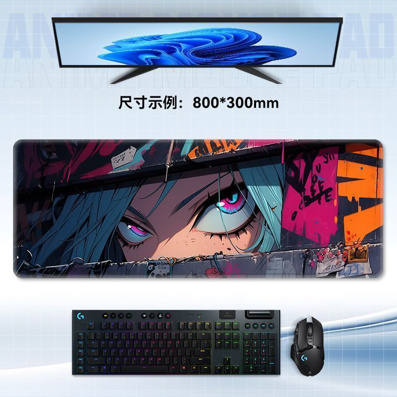 特大マウスパッド、洗える、汚れにくいコンピュータキーボードパッド、寮オフィス、ユニバーサル防汗デスクパッド、男の子と女の子向けのeスポーツ|undefined