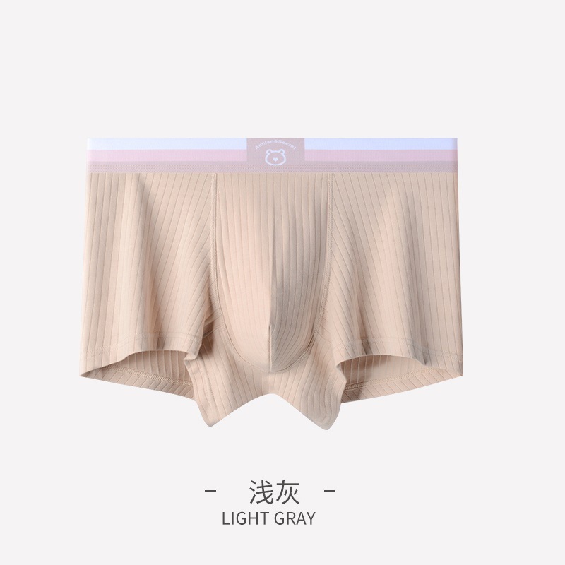 Ropa interior de los hombres de verano de algodón Boxer shorts jóvenes Boxer shorts cabeza de los hombres más tamaño ropa interior deportiva