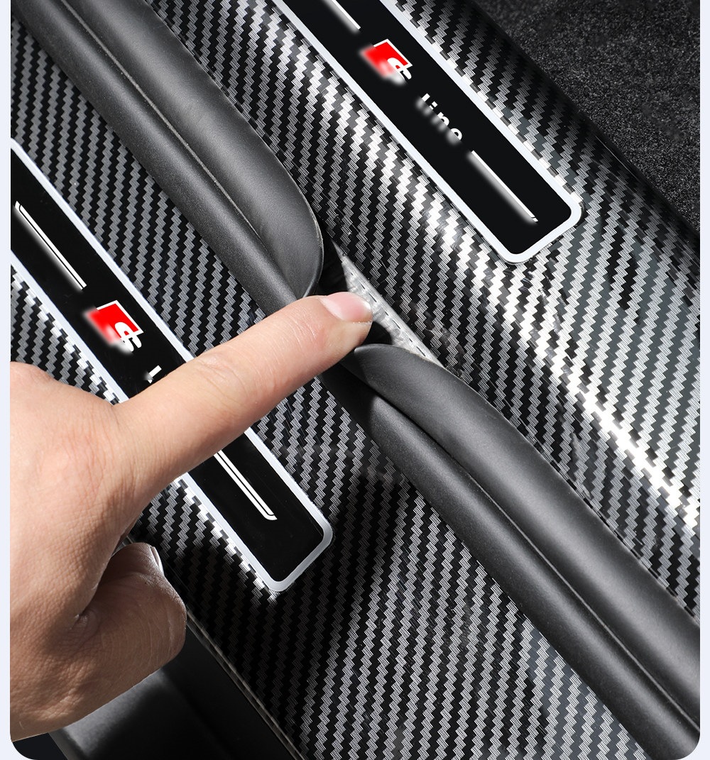 Suitable for Audi A4L: door sill protectors, welcome pedals, trunk sill protectors, car interior protection and decorative accessories