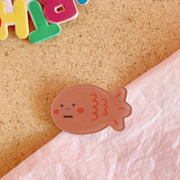 Tengyi ins viento lindo de dibujos animados acrílico cachorro broche insignia al por mayor ropa bolso colgante joyería pin