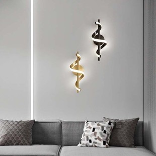 Modern Nordic Creative Bedside Wall Lamp Special-Shaped Living Room TV Background Wall Lamp New Entry Luxury Energy-Saving LED Lamps