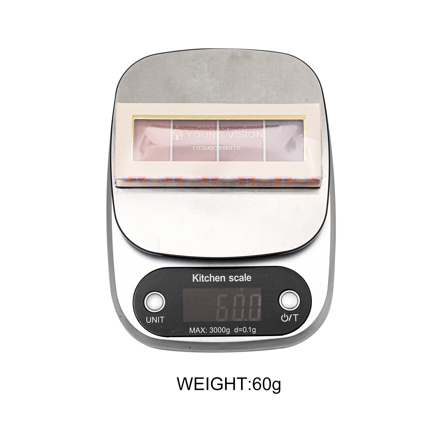YOUNG VISION Four-color Eyeshadow Set: A daily light makeup eyeshadow palette with multiple pearlescent, matte and glossy tones details Picture