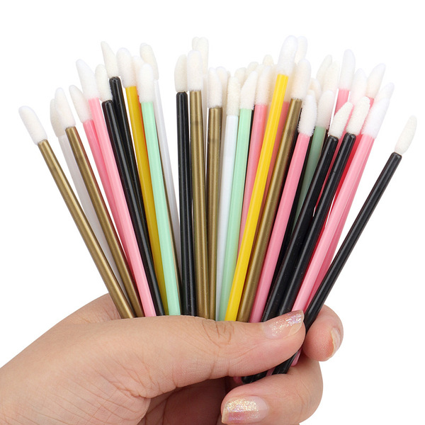 Factory direct sales disposable hollow portable lip brush lipstick…