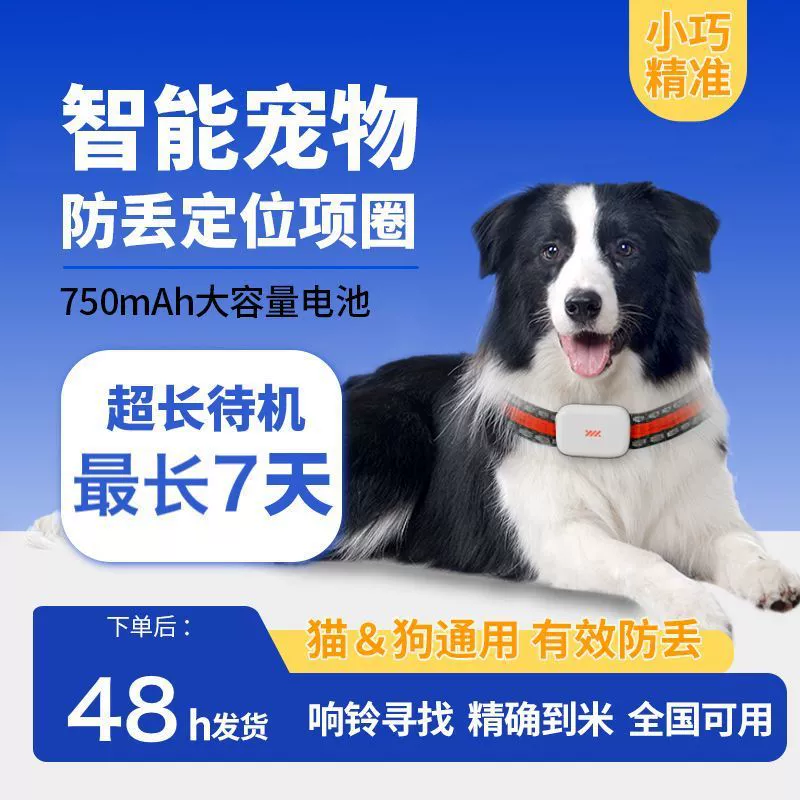 GPS Beidou smart pet locator cat and dog universal tracking locator new waterproof remote control