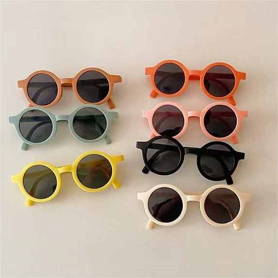 Children's fashionable handheld portable sunglasses