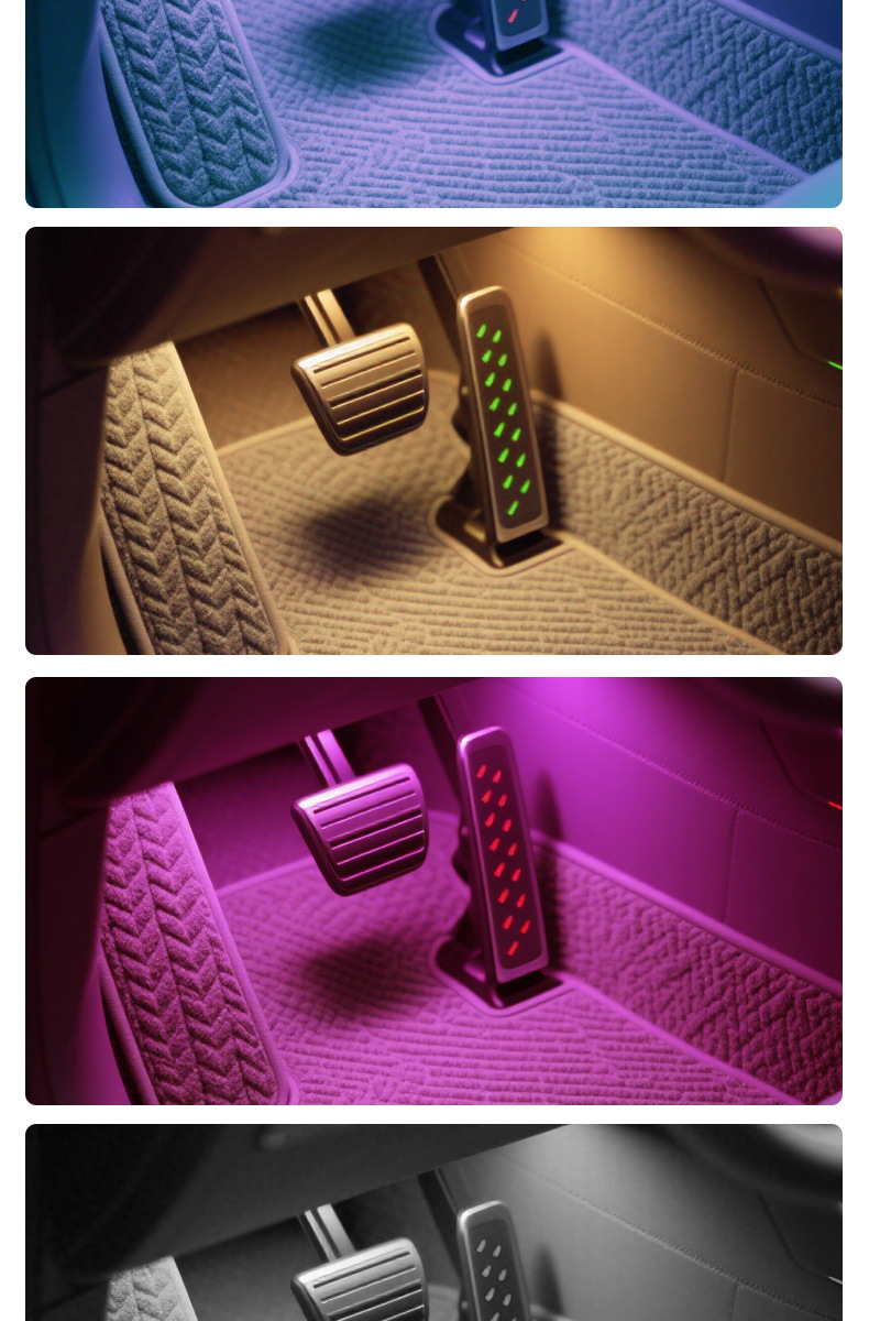Car Atmosphere Light Touch Lighting Reading Atmosphere USB Car Led Roof Oval Colorful Voice Control Remote Control